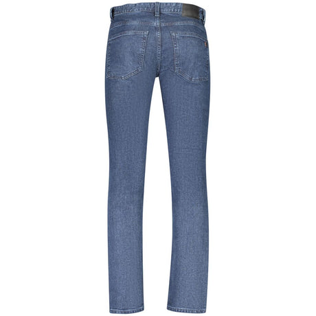 Hugo Boss Blue Cotton Men's Slim Fit Jean