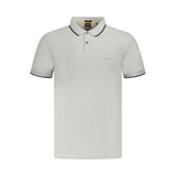 Hugo Boss Gray Cotton Polo Shirt
