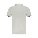 Hugo Boss Gray Cotton Polo Shirt