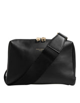 Dolce & Gabbana Black Mediterranean Leather Shoulder Crossbody Bag