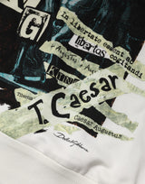 Dolce & Gabbana White King Caesar Hooded Sweatshirt Sweater