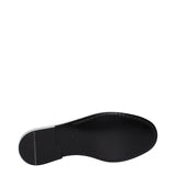 Versace White Leather Slip-On Loafers