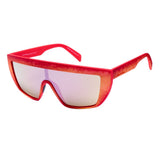 Italia Independent Red Acetate Sunglasses