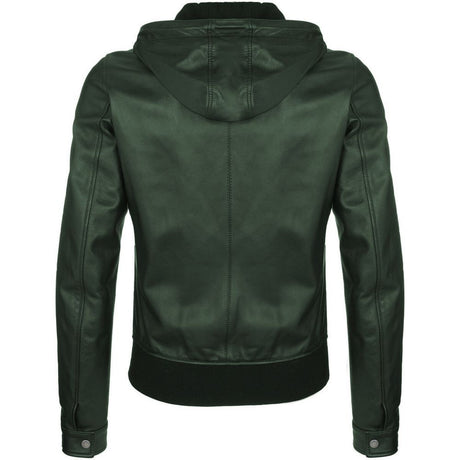 Dolce & Gabbana Green Lambskin Jacket