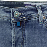 Jacob Cohen Blue Cotton Men's Slim Fit Jean
