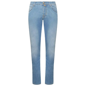 Jacob Cohen Blue Cotton Jeans & Pant