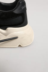 Dolce & Gabbana Black White Daymaster Low Top Sneakers Shoes