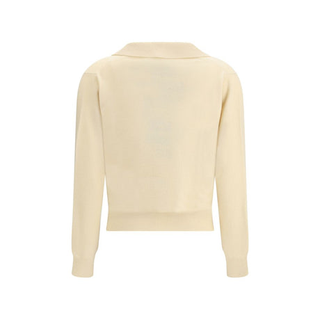 Margiela Cream Fleece Wool Sweater