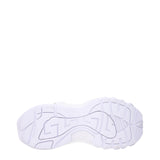 Versace White Leather Athletic Sneakers