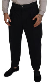 Dolce & Gabbana Black CottonStretch Loose DenimTrouser Jeans