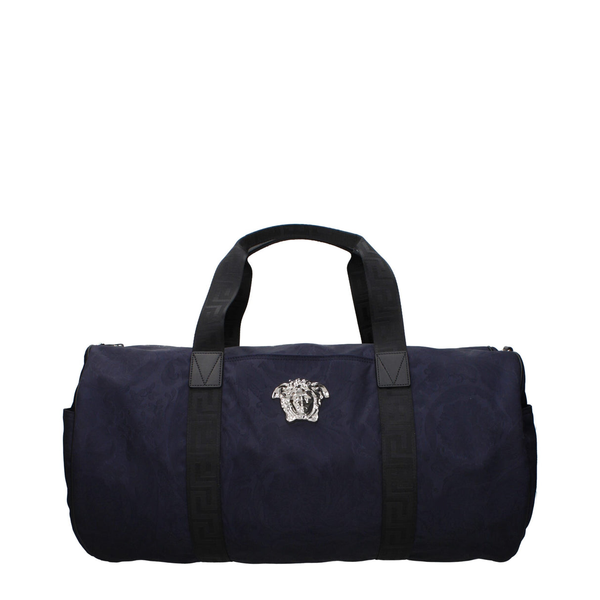 Versace Blue Fabric Luggage And Travel