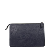Versace Blue Leather Clutch Bags
