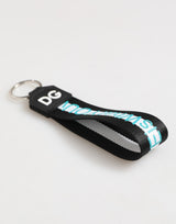Dolce & Gabbana Multicolor Logo Polyester Brass Holder Keychain Keyring