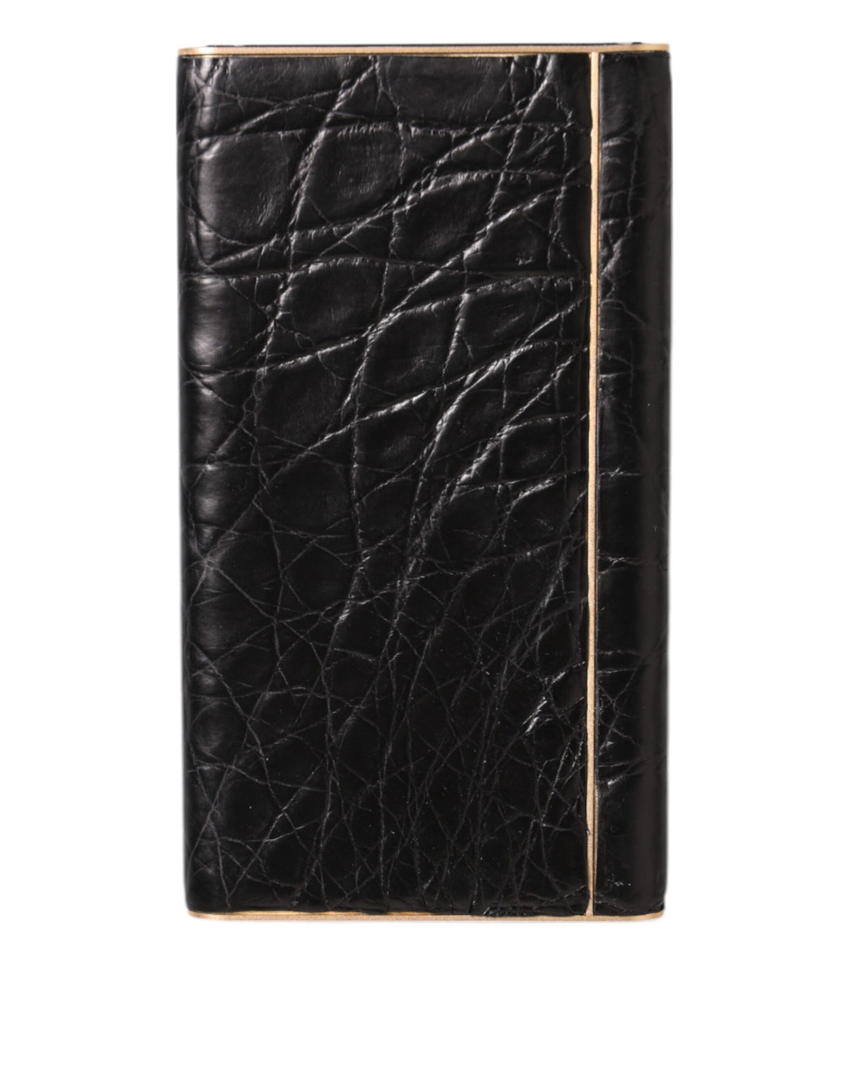 Dolce & Gabbana Black Leather Embossed Skin 3000mAh Power Bank Charger USB