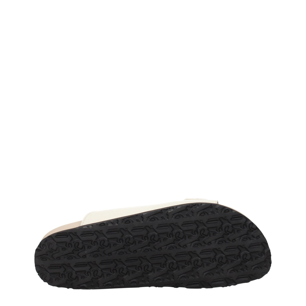 Palm Angels Beige Leather Slippers Sandals