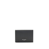 Saint Laurent Grain de poudre leather business Card Holder