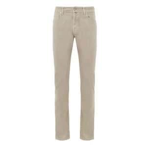Jacob Cohen Beige Cotton Jeans Denim