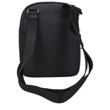 Piquadro Black Fabric Crossbody Bag
