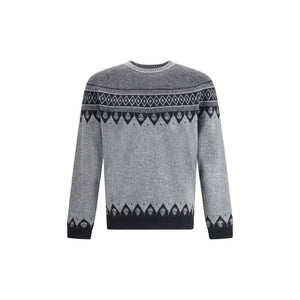 Alexander McQueen Jacquard pattern with skulls Sweater