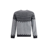 Alexander McQueen Jacquard pattern with skulls Sweater