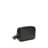Fendi FF leather and canvas Shoulder Bag