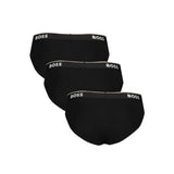 Hugo Boss Black Cotton Men Brief