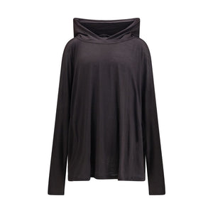 Rick Owens Long hooded T-Shirt