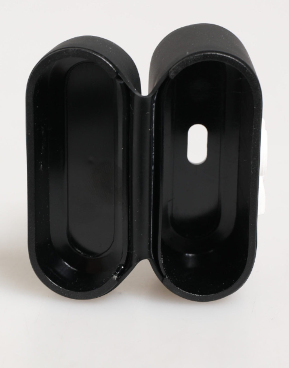 Dolce & Gabbana Black White Rubber Embossed Logo Accessory Airpods Case