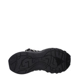 Versace Black Fabric Chunky Sneakers