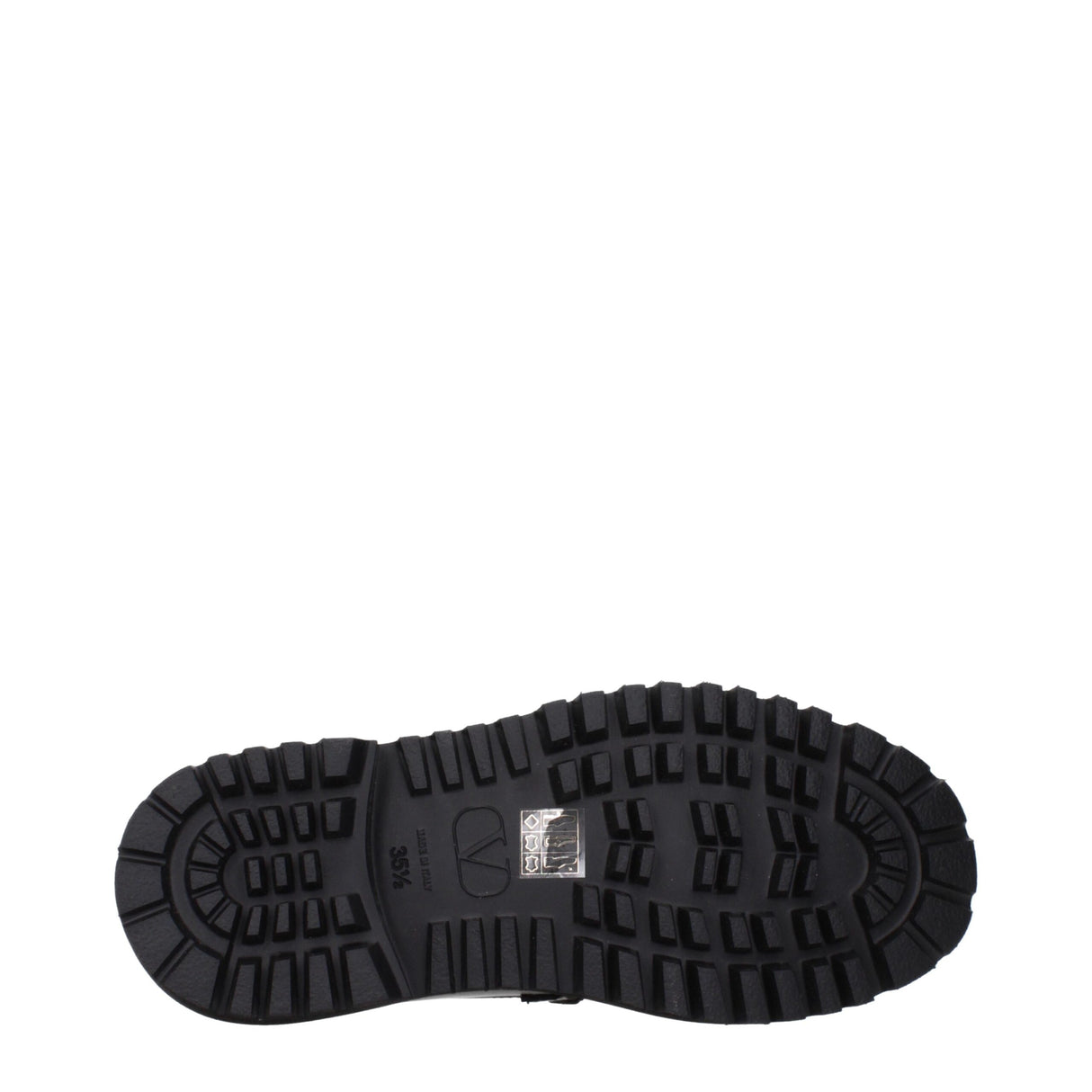 Valentino Garavani Black Leather Slip-On Loafers