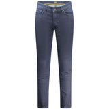 Hugo Boss Blue Cotton Men Jeans
