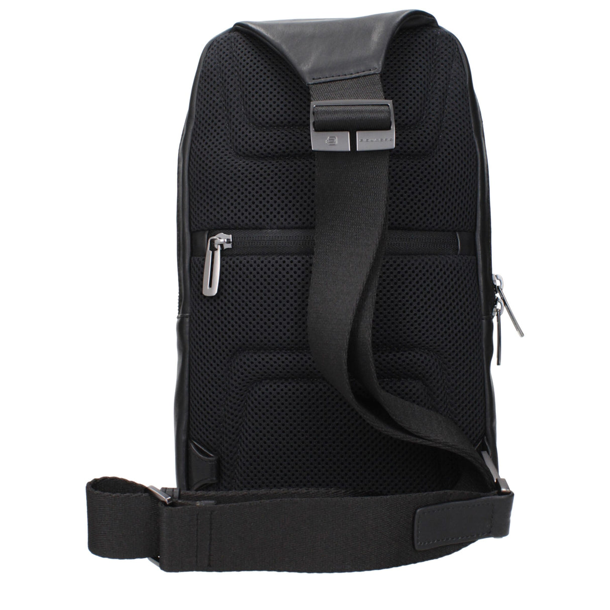 Piquadro Black Leather Crossbody Bag