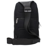 Piquadro Black Leather Crossbody Bag