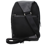 Piquadro Black Leather Crossbody Bag