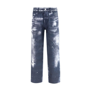 Emporio Armani Denim print Pants