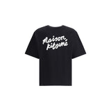 Maison Kitsuné Contrast logo T-Shirt