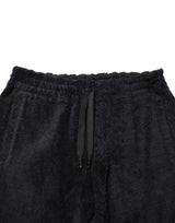 Dolce & Gabbana Black Cotton Logo Men Jogger Sweatpants Pants