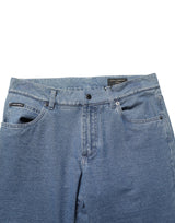 Dolce & Gabbana Blue Cotton Stretch Slim Fit Men Denim Jeans