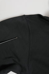 Dolce & Gabbana Black Logo FullZip Hooded Sweatshirt Sweater