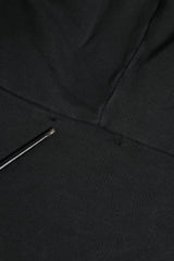 Dolce & Gabbana Black Logo FullZip Hooded Sweatshirt Sweater