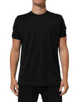 Dolce & Gabbana Black Goodluck 2018 Cotton Crew Neck T-shirt