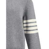 Thom Browne Sweater with 4-Bar intarsia