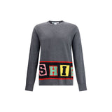 Comme Des Garçons Crewneck Sweater with colorful lettering