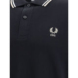 Comme Des Garçons Short Sleeves Black Polo