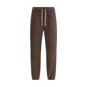 New Balance Elastic-waistband logo-patch track Pants
