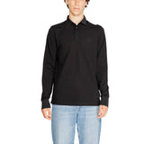 Armani Exchange Black Cotton Long Sleeve
