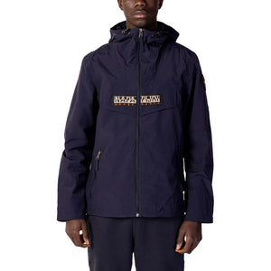 Napapijri Blue Polyester Jackets & Coat