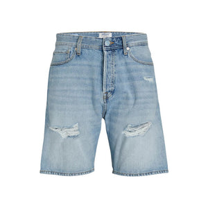 Jack Jones Light Blue Cotton Bermuda
