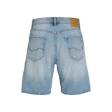Jack Jones Light Blue Cotton Bermuda