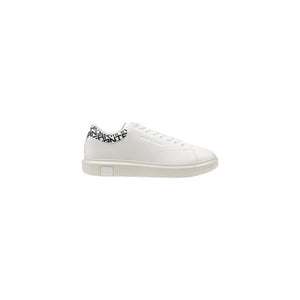 Armani Exchange Black And White Leather Sneaker